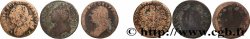 LOUIS XVI 12 deniers dit &nbsp;au faisceau&nbsp;, type FRANCOIS, lot de 3 ex. n.d. Ateliers divers