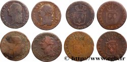 LOUIS XVI Sol dit &nbsp;à l&nbsp;écu&nbsp;, lot de 4 ex. n.d. Ateliers divers