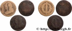 LOUIS XVI 6 deniers dit &nbsp;au faisceau&nbsp;, type FRANÇOIS, lot de 3 ex. n.d. Ateliers divers