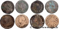 LOUIS XVI 12 deniers dit &nbsp;au faisceau&nbsp;, type FRANCOIS, lot de 4 ex. n.d. Ateliers divers