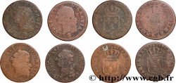 LOUIS XVI Sol dit &nbsp;à l&nbsp;écu&nbsp;, lot de 4 ex. n.d. Ateliers divers