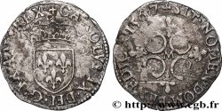 CHARLES IX Sol parisis, 1er type 1567 Toulouse VF