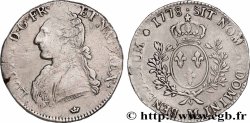 LOUIS XVI Écu aux branches d&nbsp;olivier 1778 Toulouse