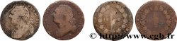 LOUIS XVI 12 deniers dit &nbsp;au faisceau&nbsp;, type FRANCOIS, lot de 2 ex. n.d. Ateliers divers