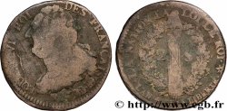 LOUIS XVI 2 sols dit &nbsp;au faisceau&nbsp;, type FRANÇAIS 1792 Strasbourg