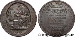 REVOLUTION COINAGE Monneron de 5 sols au serment 1792 