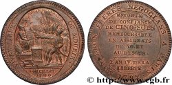 REVOLUTION COINAGE Monneron de 5 sols au serment 1792 