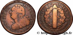 LOUIS XVI 2 sols dit &nbsp;au faisceau&nbsp;, type FRANÇOIS 1791 Paris