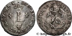 LOUIS XV &nbsp;THE WELL-BELOVED&nbsp; Double sol de billon 1739 Lyon