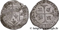 HENRY IV Douzain aux deux H, 2e type 1595 Saint-Lô