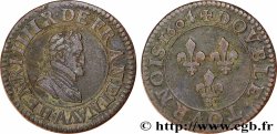 HENRY IV Double tournois, 2e type de Paris (légende française) 1604 Paris, Moulin des Étuves