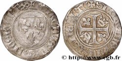 CHARLES VI &nbsp;THE MAD&nbsp; OR &nbsp;THE WELL-BELOVED&nbsp; Blanc dit &nbsp;guénar&nbsp; s.m. s.l.