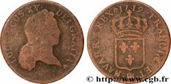 LOUIS XV &nbsp;THE WELL-BELOVED&nbsp; Demi-sol au buste enfantin 1719 Strasbourg SGE/S