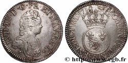 LOUIS XV THE BELOVED Écu dit "vertugadin" 1718 Amiens