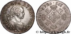 LOUIS XV THE BELOVED Écu à la croix fleurdelisée couronnée et aux huit L 1725 Aix-en-Provence
