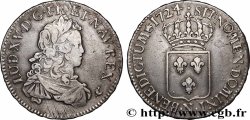 LOUIS XV THE BELOVED Écu de France 1724 Montpellier