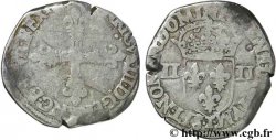 HENRI III Quart d&nbsp;écu, croix de face n.d. Nantes