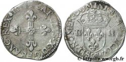 CHARLES X, CARDINAL DE BOURBON Quart d&nbsp;écu, croix de face n.d. Dinan