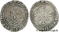 CHARLES VII LE VICTORIEUX Blanc à la couronne n.d. Crémieu