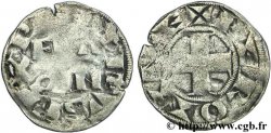 PHILIPPE II DIT &nbsp;PHILIPPE AUGUSTE&nbsp; Denier parisis n.d. Péronne TB