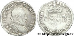 FRANÇOIS II. MONNAYAGE AU NOM D&nbsp;HENRI II Demi-teston au buste lauré, 2e type 1560 Bayonne