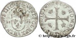 HENRI III Douzain aux deux H, 1er type 1587 Paris