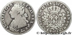 LOUIS XVI Cinquième d&nbsp;écu aux branches d&nbsp;olivier 1784 Orléans