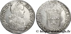 LOUIS XIV &nbsp;THE SUN KING&nbsp; Écu, portrait à la mèche longue 1648 La Rochelle