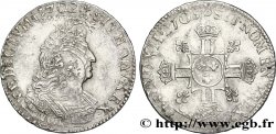 LOUIS XIV LE GRAND OU LE ROI SOLEIL Demi-écu aux huit L 1705 Atelier indéterminé