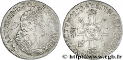 LOUIS XIV  THE SUN KING  Quart d écu aux huit L, 2e type 1704 Rouen