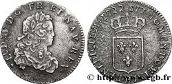LOUIS XV &nbsp;THE WELL-BELOVED&nbsp; Tiers d&nbsp;écu de France 1722 La Rochelle
