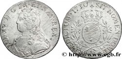 LOUIS XV DIT LE BIEN AIMÉ Écu aux branches d olivier, buste habillé 1730 Aix-en-Provence