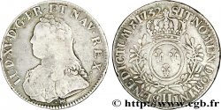LOUIS XV DIT LE BIEN AIMÉ Écu aux branches d&nbsp;olivier, buste habillé 1732 La Rochelle B+/TB+