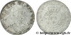 LOUIS XV DIT LE BIEN AIMÉ Écu aux branches d&nbsp;olivier, buste habillé 1736 Bordeaux TTB