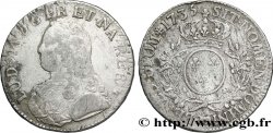 LOUIS XV DIT LE BIEN AIMÉ Écu aux branches d&nbsp;olivier, buste habillé 1735 Pau TB/TB+