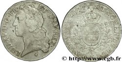 LOUIS XV DIT LE BIEN AIMÉ Écu aux branches d’olivier, tête ceinte d’un bandeau 1743 Tours