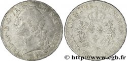 LOUIS XV DIT LE BIEN AIMÉ Écu aux branches d’olivier, tête ceinte d’un bandeau 1763 Paris TB+