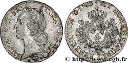 LOUIS XV DIT LE BIEN AIMÉ Écu aux branches d’olivier, tête ceinte d’un bandeau 1765 Bayonne TTB+