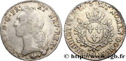 LOUIS XV DIT LE BIEN AIMÉ Écu aux branches d’olivier, tête ceinte d’un bandeau 1765 Bayonne TB+/TTB