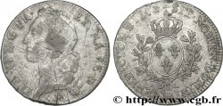 LOUIS XV DIT LE BIEN AIMÉ Écu aux branches d’olivier, tête ceinte d’un bandeau 1746 Pau