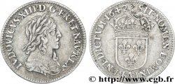 LOUIS XIII  Douzième d écu, 3e type, 2e poinçon de Warin 1642 Paris, Monnaie de Matignon
