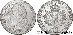 LOUIS XV DIT LE BIEN AIMÉ Écu aux branches d’olivier, tête ceinte d’un bandeau 1763 Pau