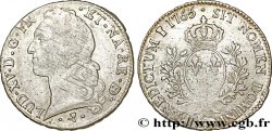 LOUIS XV DIT LE BIEN AIMÉ Écu aux branches d’olivier, tête ceinte d’un bandeau 1765 Pau TB+/TTB
