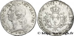 LOUIS XV DIT LE BIEN AIMÉ Écu aux branches d’olivier, tête ceinte d’un bandeau 1765 Pau TB+/TTB