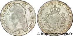 LOUIS XV DIT LE BIEN AIMÉ Écu aux branches d’olivier, tête ceinte d’un bandeau 1768 Pau TTB