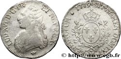LOUIS XVI Écu aux branches d&nbsp;olivier 1779 Toulouse TTB