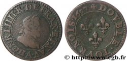 HENRI IV LE GRAND Double tournois, 1er type de Paris (légende française) 1607 Paris, Moulin des Étuves
