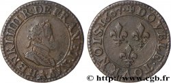 HENRI IV LE GRAND Double tournois, 1er type de Paris (légende française) 1607 Paris, Moulin des Étuves