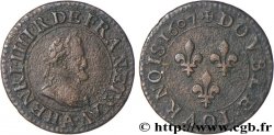 HENRI IV LE GRAND Double tournois, 1er type de Paris (légende française) 1607 Paris, Moulin des Étuves
