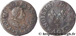 LOUIS XIII LE JUSTE Double tournois, type 2 de Paris 1625 Paris